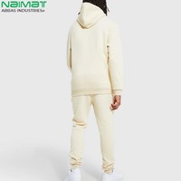 Survêtement d'hiver pour homme en nylon/coton écologique de bonne qualité, à capuche, manches longues, léger et respirant en polaire