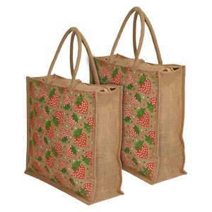 Bolsas pequeñas de yute reutilizables, venta al por mayor, bolsa de tela ecológica de lujo, impresión personalizada, recuerdo, regalo de boda, bolsa de yute - Product Image 4