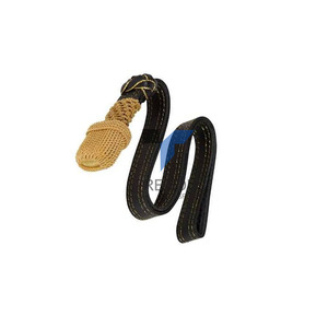 Adorno de Borlas de Alta Calidad, Cuero Blanco con Trenzado Dorado, Decoración para Prendas, Duradero, Cosido a Mano, Nudo de Espada - Product Image 5