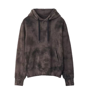 2025 Trendy Men's Plus Size Winter Hoodies Sweatshirts 100% Cotton Breathable Eco-Friendly Quick Dry Sublimated DTF Embroidered - Product Image 2