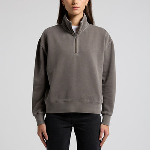 Sweat-shirt élégant à fermeture éclair pour femmes, confortable, polyvalent et parfait pour toutes les saisons. - Product Image 1