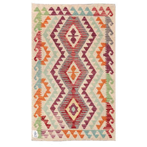 Tapis Kilim Maimana Afghanistan 127 X 75 cm, décoration murale - Product Image 1