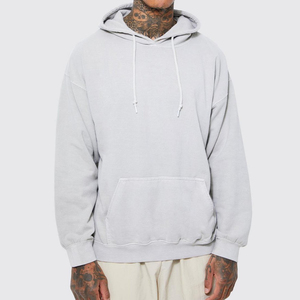 เสื้อฮู้ดผ้าคอตตอนโอเวอร์ไซส์ปักลายสำหรับผู้ชายเสื้อผ้าลำลองโลโก้ได้ตามต้องการสำหรับฤดูหนาว - Product Image 3