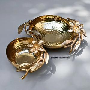 Frutero Redondo Grande de Plata de Primera Calidad, Diseño de Metal de Aluminio Duradero, Tazón de Comida Personalizado - Product Image 3