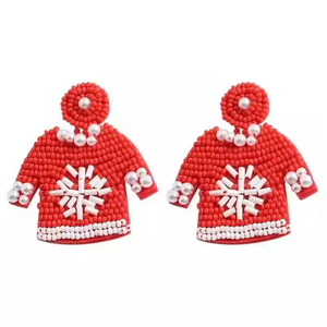 Pendientes de diseño de bordado de mariposa Estilo clásico de moda Unisex para regalos y fiestas por Artesanías MD - Product Image 2