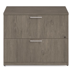 Alera AE1NZK-2436LF Archivador legal lateral de 2 cajones, serie Seville, 36 pulgadas. X 24 pulgadas X 29 Pulgadas Caja de seguridad con cerradura Walnut-Lockable de 36 pulgadas X 24 pulgadas - Product Image 4