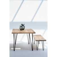 Table à manger en bois de manguier massif 4cm d'épaisseur supérieure 4 tailles pour meubles de maison ou d'hôtel meubles de salle à manger élégants