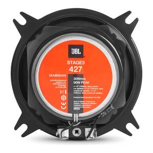 JBL Stage3 427 Noir Paire d'enceintes coaxiales 2 voies pour voiture 10 cm 150W pour autoradio - Product Image 3