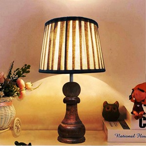 โคมไฟระย้าหลอดฟองวอลนัททำจากไม้สินค้าขายดีโคมไฟตั้งโต๊ะไม้หัตถกรรม - Product Image 5