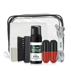 Limpiador de Espuma Natural para Zapatos de 100 ml, Borrador de Zapatos, Cápsulas Eliminadoras de Olores, Kit de Cuidado para Zapatillas con Cordones y Cepillo - Product Image 1