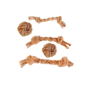 Juguetes de bolas de coco de alta calidad para masticar mascotas/Juguetes de cuerda para perros de cáscara de coco ecológica - Product Image 1