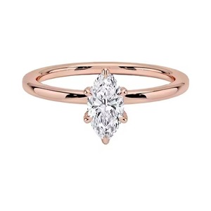 แหวนเพชรโมอิสสำหรับงานแต่งงานสุดโรแมนติกพร้อม925เงินประดับเพชรจากธรรมชาติชุบด้วยเงินสไตล์คลาสสิกสำหรับงานเลี้ยง - Product Image 5