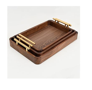 ถาดเสิร์ฟกาแฟดีไซน์แบบชนบทพิมพ์ลายสีขาวถาดเสิร์ฟกาแฟบ้านโรงแรม - Product Image 4