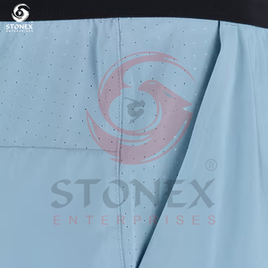 Men's Quick Dry Running <b>Shorts</b> with Zipper Pockets Lightweight Breathable Workout & Outdoor Running <b>Shorts</b> - Product Image 4