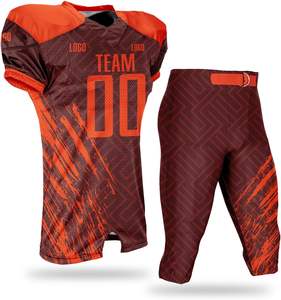 Venta al por Mayor de Camisetas de Fútbol Americano Personalizadas 2026, 100% Poliéster, Uniforme Transpirable con Mangas Cortas, Servicio OEM - Product Image 4