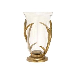 เชิงเทียนโลหะหล่ออลูมิเนียมหรูหราทำด้วยมือดีไซน์ใหม่มีสไตล์คุณภาพระดับพรีเมียมหรูหราทรงโบราณสีทอง - Product Image 1