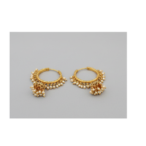 Diseño de lujo y pendientes de gran tamaño con Golden Jhumke para declaraciones de moda audaces y glamour nocturno a un precio razonable - Product Image 4