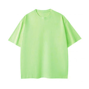 Niños de moda cómodo fácil de usar Exportación de calidad de algodón suelto ajuste camisetas en blanco liso Activewear transpirable Deporte Camiseta - Product Image 2