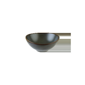 Bonna Gloire Agora - Tazón para Servir de Porcelana Premium de 11 cm, 120 cc, Platos y Vajilla Modernos con Diseño Antracita - Product Image 1