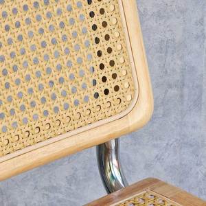 Modern GAK655 <b>Kneeling</b> <b>Chair</b> with Stainless Steel Frame Rubber Wood Rattan Mesh PU Foam-for Bedroom Home <b>Office</b> or <b>Office</b> Use - Product Image 5
