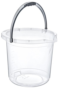 Cubo de Limpieza de Plástico Ecológico Duradero de 14L con Asa, Ligero, Multiusos, Apto para Agua Hirviendo, para Uso Doméstico - Product Image 3