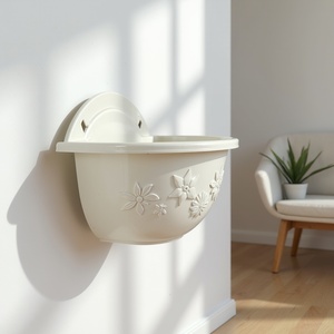 Well-Designed Half Round Wall Mounted Flower <b>Pot</b> Economical Home Decor Accessory - Product Image 5