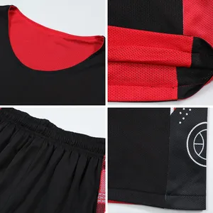 Uniformes de Baloncesto Baratos de Poliéster, Camisetas de Baloncesto Reversibles para Hombre, Tallas Grandes para Adultos, Transpirables, de Doble Cara - Product Image 2