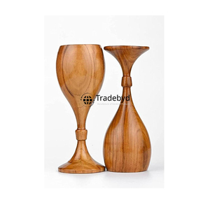 Reusable Wooden Glass for Everyday Use Durable Natural Tumblers for Smoothies Water and Tea Organic Style by Tradebyd - Product Image 6