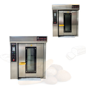 Factory Price Bread <b>Baking</b> Oven 8 Trays Motor 1Hp 20Kw/H Bakery <b>Equipment</b> Altuntop Trolley Rotary Oven Vietnam Brand - Product Image 1