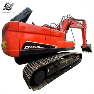 Excavadora Usada Doosan DX225 de 22.5 Toneladas con Cucharón de 1.2m³, Marca Coreana Original, Excavadora de Orugas Grande para Construcción, Bajas Horas de Uso, Certificación CE - Product Image 1