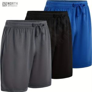 Pantalones Cortos Casuales Transpirables de Malla para Hombre, Pantalones Cortos Casuales Holgados de Verano con Logotipo Estampado, de Alta Calidad, Suaves, para Correr, Fitness, Playa - Product Image 4