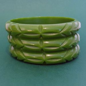 Bracelet en résine pour femme Perle sculptée à la main par des artisans indiens Bracelets élégants classiques à la mode pour cadeau de fête - Product Image 5