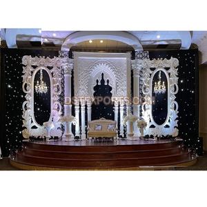 คริสเตียนการต้อนรับงานแต่งงานเวทีกลางคืนสไตล์วิลล่าแกรนด์ตกแต่งเวทีงานแต่งงานธีมโมร็อกโกเวทีแต่งงานสีขาวออสเตรเลีย - Product Image 1