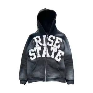 Sweat-shirt à capuche pour homme, respirant de haute qualité, fabriqué sur mesure, pour adulte, avec logo pour l'hiver - Product Image 4