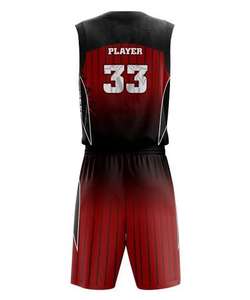 Conjunto de Uniforme de Baloncesto Reversible Personalizado 2024, Transpirable, Antibacterial, Protección UV, Secado Rápido, Tallas Grandes, Personalizado para Equipo - Product Image 3