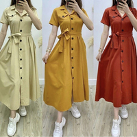 Abaya – vêtements islamiques pour femmes musulmanes, tunique à manches longues, 1 pièce, dubaï, robes de costume, plaqué à volants, nouvelle collection 2023