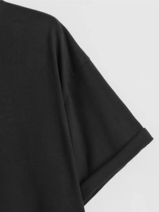 Camiseta con logotipo hecho a medida para hombre Camisetas con cuello en V de secado rápido de alta calidad Stock para hombre, ropa a granel, fardo de ropa mixta, ropa usada - Product Image 3