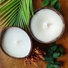 Vela de cáscara de coco 2025 mejor valorada | Vela de cáscara de coco rústica | Opción de regalo hecha a mano, elegante y sostenible - Product Image 4