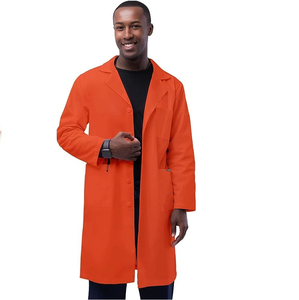 Bata de laboratorio más vendida con logotipo personalizado, la mejor calidad, uso hospitalario para hombres, enfermera de alta calidad, bata de laboratorio de algodón 100% - Product Image 4
