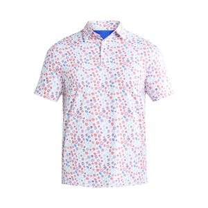 Polos de moda estampados para hombre hechos en fábrica, polos elegantes informales de diseño personalizado para hombres de Bangladesh - Product Image 3