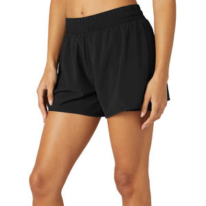 Wholesale Custom <b>Ladies</b> Fitness Pants Seamless Workout Breathable Gym Yoga Leggings Casual Women Cotton Seamless Yoga <b>Shorts</b> - Product Image 2