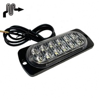 Stroboscope led 12/24v, lampe en aluminium avec 18 motifs stroboscopiques, pour voiture et camion