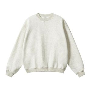 Sweat-shirt pour hommes de luxe brodé personnalisé Polyester/coton StreetWear vierge lourd tissé solide col épais à capuche automne - Product Image 5