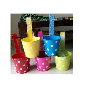 Barandilla colgante de Metal para plantas, soportes de macetas de flores, estante de hierro para plantas, soporte de maceta de Metal montado en balcón, forma redonda - Product Image 5