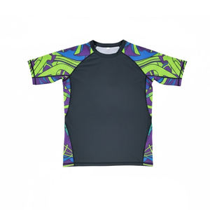 Ensemble de vêtements de combat pour hommes de haute qualité, léger et extensible, rashguard MMA, karaté, jiu-jitsu, grappling, spandex/polyester, séchage rapide - Product Image 2