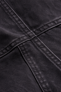 แจ็คเก็ตยีนส์ผู้หญิงคุณภาพพรีเมียม ผ้าถัก ระบายอากาศ กันลม ทรงโอเวอร์ไซส์ สไตล์วินเทจ แจ็คเก็ตยีนส์ลำลอง สตรีทแวร์ - Product Image 5