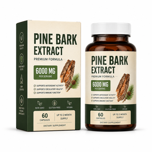 <span class=keywords><strong>C</strong></span>ápsulas de Extracto de Corteza de Pinus Pinaster con Fórmula Personalizada 6000mg con Semilla de Uva y Vitamina <span class=keywords><strong>C</strong></span> para Vitalidad Sistémica Diaria - Fabricante - Product Image 1