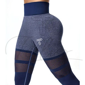 Leggings pour femmes, style tendance, respirants, de haute qualité, en élasthanne/nylon, longueur cheville - Product Image 1