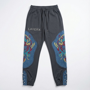 Jeans skinny pour femmes tendance Y2K, lourds, en laine peignée, imprimés en 3D, peints, streetwear, OEM ODM - Product Image 1