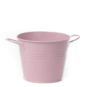 Offre Spéciale prix seau en métal seau couleur rose jardinière avec poignée latérale pour la maison et le jardin décor jardinière baignoire - Product Image 1